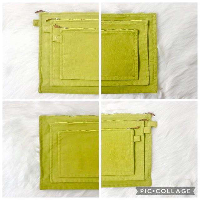 �y���g�p�i�zHERMES �G�����X �{���{�� �|�[�` �N���b�`�o�b�O 3�_�Z�b�g �ۑ��ܕt �� �u�����h�� 