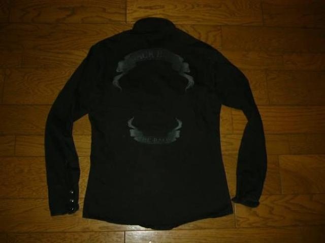 BACKBONETHEBASICバックボーン背ロゴリボンシャツ黒薄手ワイヤー < ブランド  BACKBONETHEBASICバックボーン背ロゴリボンシャツ黒薄手ワイヤー  < ブランドの