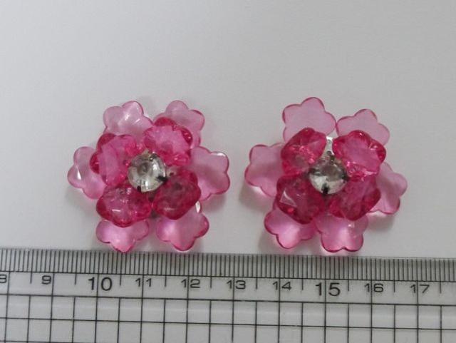 デコ電手芸パーツ カメリア ローズピンク 2個 < ペット/手芸/園芸 デコ電手芸パーツ カメリア ローズピンク 2個 < ペット/手芸/園芸の