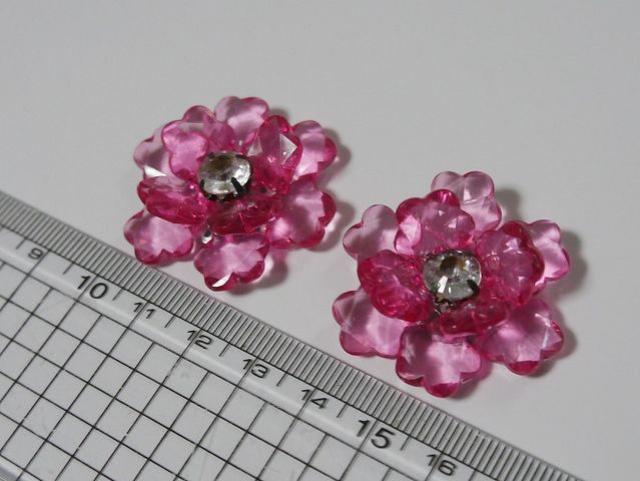 デコ電手芸パーツ カメリア ローズピンク 2個 < ペット/手芸/園芸 デコ電手芸パーツ カメリア ローズピンク 2個 < ペット/手芸/園芸の