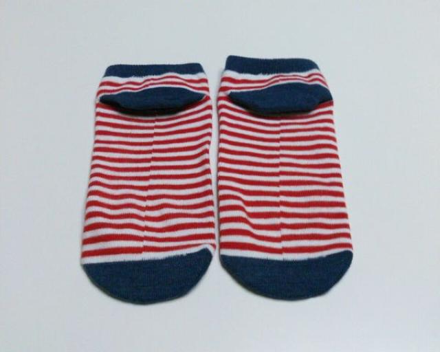 しまむら★ボーダー柄 パンダ ソックス < ブランド しまむら★ボーダー柄 パンダ ソックス < ブランドの