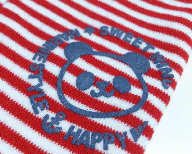 しまむら★ボーダー柄 パンダ ソックス < ブランド しまむら★ボーダー柄 パンダ ソックス < ブランドの