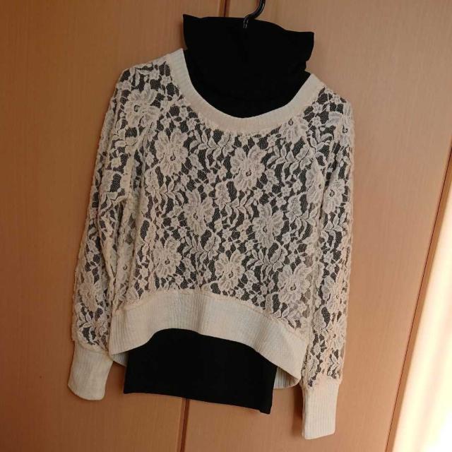 新品ハイネックロンT 二点セットM黒 < 女性ファッション  新品ハイネックロンT 二点セットM黒  < 女性ファッションの