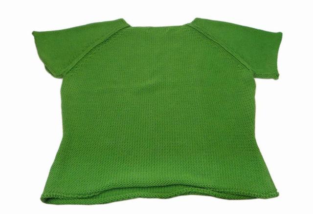 サンローラン コットン 半袖 セーター L グリーン系【送料無料】 < ブランド サンローラン コットン 半袖 セーター L グリーン系【送料無料】 < ブランドの