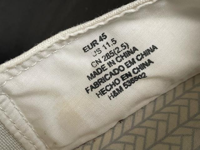 中古 H&M エイチ&エム エスパドリーユ スリッポン ホワイト 28.28.5.29cmの方 ヘンプ(麻)仕様 Safari < 男性ファッション 中古 H&M エイチ&エム エスパドリーユ スリッポン ホワイト 28.28.5.29cmの方 ヘンプ(麻)仕様 Safari < 男性ファッションの