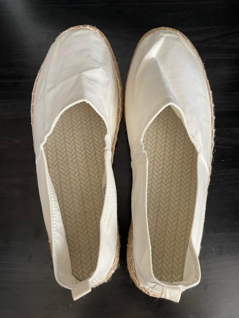 中古 H&M エイチ&エム エスパドリーユ スリッポン ホワイト 28.28.5.29cmの方 ヘンプ(麻)仕様 Safari < 男性ファッション 中古 H&M エイチ&エム エスパドリーユ スリッポン ホワイト 28.28.5.29cmの方 ヘンプ(麻)仕様 Safari < 男性ファッションの