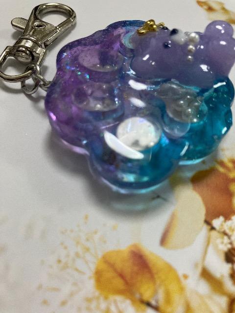 ハンドメイド レジン 肉球シャカシャカ キーホルダー  < 女性ファッション  ハンドメイド レジン 肉球シャカシャカ キーホルダー  < 女性ファッションの