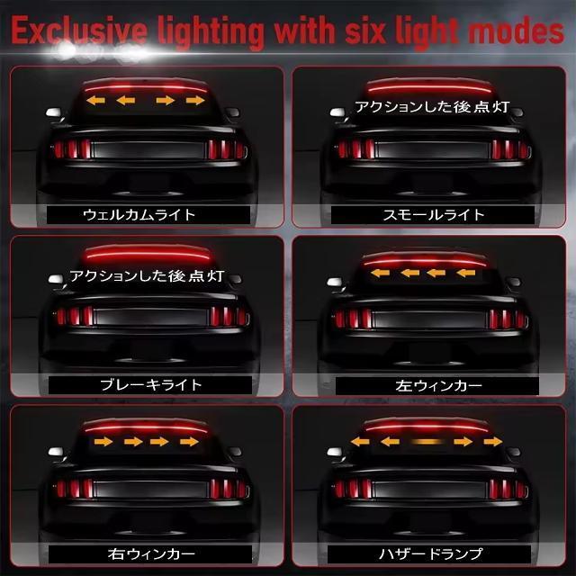 汎用リアスポイラー【多機能LEDランプ付】カーボンデザイン汎用スポイラーLED付リアスポイラー ブレーキ スモール ウィンカー連動 < 自動車/バイク 汎用リアスポイラー【多機能LEDランプ付】カーボンデザイン汎用スポイラーLED付リアスポイラー ブレーキ スモール ウィンカー連動 < 自動車/バイク