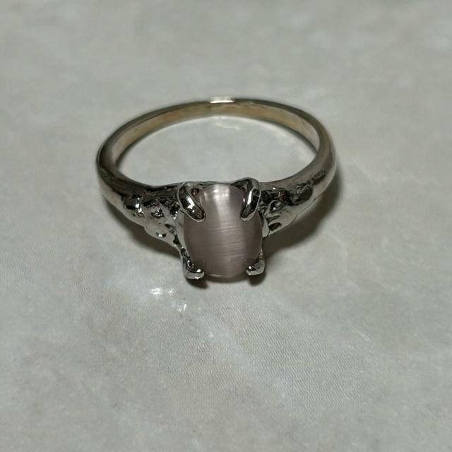 ピンクキャツアイ リング サイズ:11号 < 女性アクセサリー/時計 ピンクキャツアイ リング サイズ:11号 < 女性アクセサリー/時計の