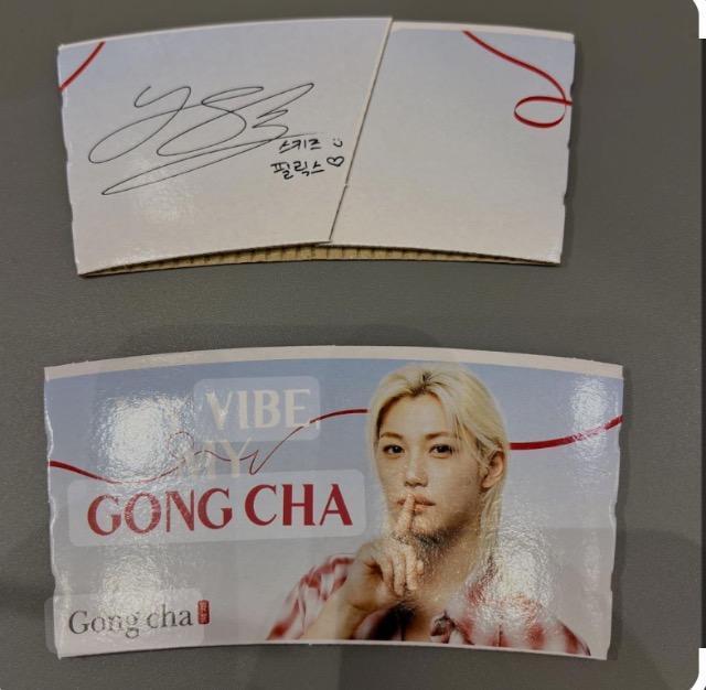 ゴンチャ Stray Kids フィリックス カップスリーブ 1枚 < タレントグッズ ゴンチャ Stray Kids フィリックス カップスリーブ 1枚 < タレントグッズの