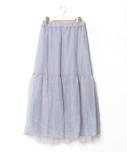 LOWRYS FARMレースフレアスカート < ブランド LOWRYS FARMレースフレアスカート < ブランドの