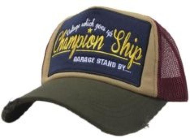 《New》アメカジ.サーフ系★ワッペン付ダメージ*メッシュキャップ<カーキxベージュxワイン> < 男性ファッション  《New》アメカジ.サーフ系★ワッペン付ダメージ*メッシュキャップ<カーキxベージュxワイン>  < 男性ファッションの