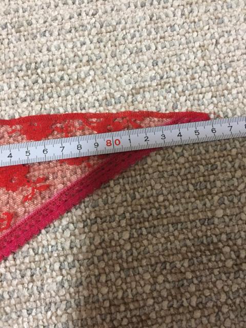 786.新品☆レース三角巾☆赤/レッド < 女性アクセサリー/時計  786.新品☆レース三角巾☆赤/レッド < 女性アクセサリー/時計の
