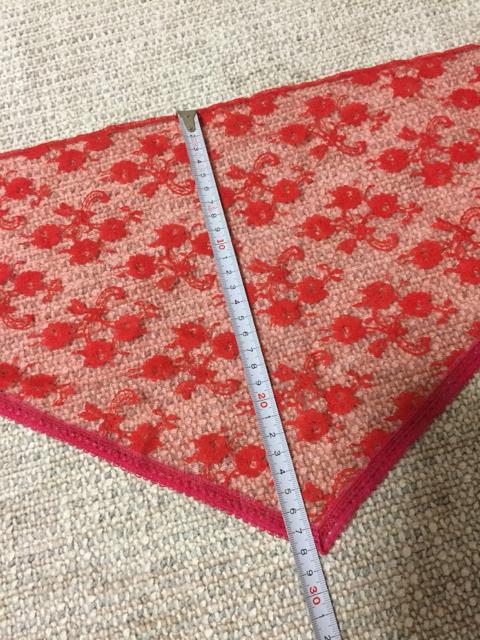 786.新品☆レース三角巾☆赤/レッド < 女性アクセサリー/時計  786.新品☆レース三角巾☆赤/レッド < 女性アクセサリー/時計の