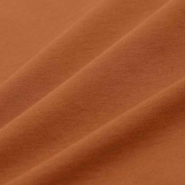 GUスムースTシャツダークオレンジXXLサイズDARK ORANGE綿100% < ブランド  GUスムースTシャツダークオレンジXXLサイズDARK ORANGE綿100% < ブランドの