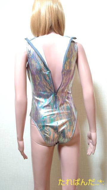 新品タグ付☆大きいトールL☆きらAメタリックの背ZIPハイレグSexyレオタード6600☆3点で即落 < 女性ファッション  新品タグ付☆大きいトールL☆きらAメタリックの背ZIPハイレグSexyレオタード6600☆3点で即落 < 女性ファッションの