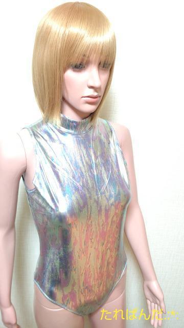 新品タグ付☆大きいトールL☆きらAメタリックの背ZIPハイレグSexyレオタード6600☆3点で即落 < 女性ファッション  新品タグ付☆大きいトールL☆きらAメタリックの背ZIPハイレグSexyレオタード6600☆3点で即落 < 女性ファッションの