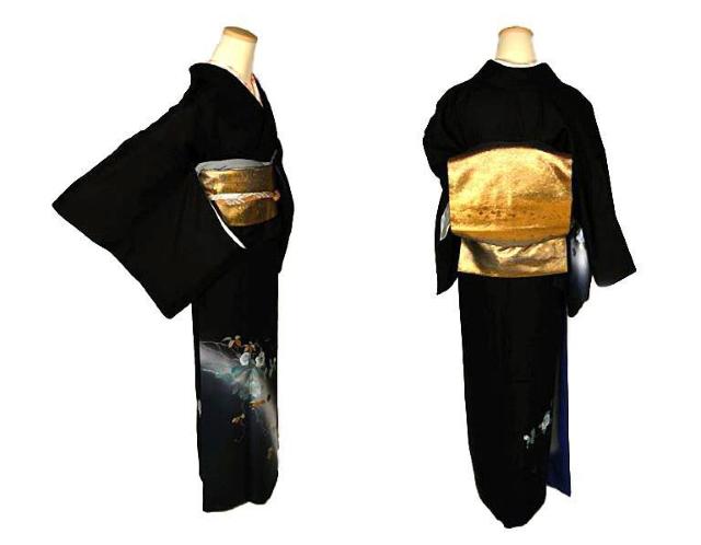 付下げ 中古 最高級 美品 暈し染め 金銀彩 椿 さが美扱い 身丈157cm 裄丈64.5cm T2969 < 女性ファッション  付下げ 中古 最高級 美品 暈し染め 金銀彩 椿 さが美扱い 身丈157cm 裄丈64.5cm T2969 < 女性ファッションの