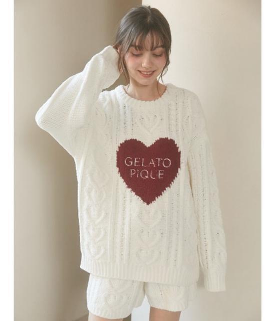 GELATO PIQUE★ハートアランプルオーバー  ジェラピケ < ブランド  GELATO PIQUE★ハートアランプルオーバー  ジェラピケ  < ブランドの