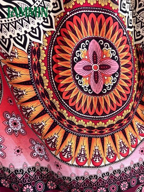 アジアン花紋様柄パンツ ヒッピー アジアン アジアン ゆるめパンツ < 女性ファッション アジアン花紋様柄パンツ ヒッピー アジアン アジアン ゆるめパンツ < 女性ファッションの