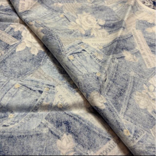 ハンドメイド 未使用生地 カット生地 デニムプリント 約110×50cm < ペット/手芸/園芸 ハンドメイド 未使用生地 カット生地 デニムプリント 約110×50cm < ペット/手芸/園芸の