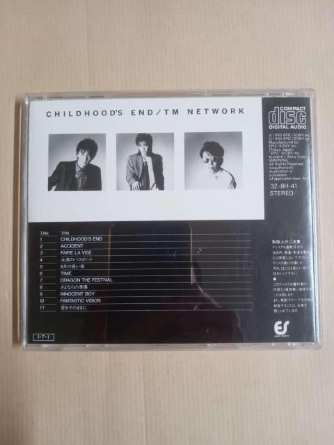 TM NETWORK CHILDHOOD'S END CDアルバム 32・8H-41 小室哲哉 宇都宮隆