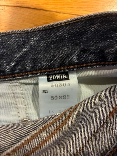 EDWIN 503 ストレートデニム超超大きいsizeW50 used126cm < 男性ファッション EDWIN 503 ストレートデニム超超大きいsizeW50 used126cm < 男性ファッションの