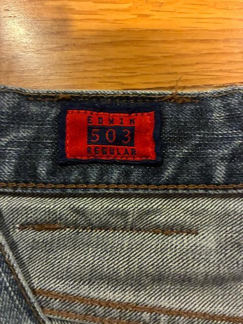 EDWIN 503 ストレートデニム超超大きいsizeW50 used126cm < 男性ファッション EDWIN 503 ストレートデニム超超大きいsizeW50 used126cm < 男性ファッションの