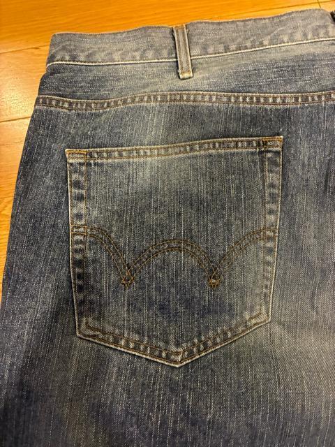 EDWIN 503 ストレートデニム超超大きいsizeW50 used126cm < 男性ファッション EDWIN 503 ストレートデニム超超大きいsizeW50 used126cm < 男性ファッションの