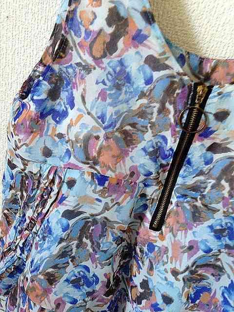 カーネリアン◆花柄 シフォン キャミソール チュニック M < 女性ファッション  カーネリアン◆花柄 シフォン キャミソール チュニック M < 女性ファッションの