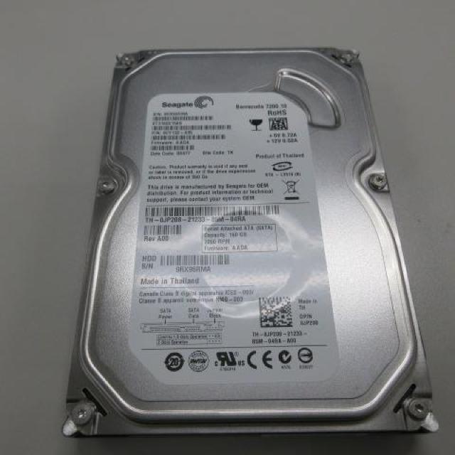 Seagate Barracuda 7200.10 RoHS SERIAL ATA 160GB HDD < PC本体/周辺機器  Seagate Barracuda 7200.10 RoHS SERIAL ATA 160GB HDD  < PC本体/周辺機器の