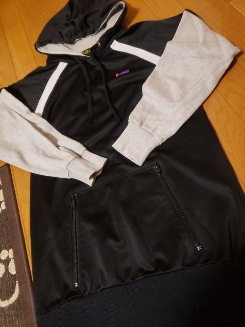 ☆美品☆LB-03エルビーゼロスリー☆裏起毛フードワンピース < ブランド  ☆美品☆LB-03エルビーゼロスリー☆裏起毛フードワンピース < ブランドの