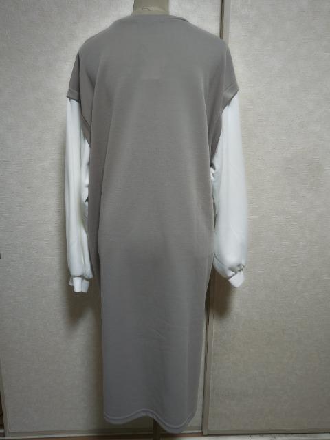 新品★大きいサイズ★一体型チュニワンピ★4L★ < 女性ファッション  新品★大きいサイズ★一体型チュニワンピ★4L★ < 女性ファッションの