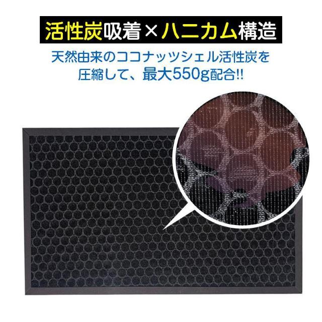 SHARP 空気清浄機 対応 集塵 脱臭 フィルター 2枚セット シャープ 互換 交換 花粉対策 HEPA ホコリ 集じん 静電気 < 家電/AV SHARP 空気清浄機 対応 集塵 脱臭 フィルター 2枚セット シャープ 互換 交換 花粉対策 HEPA ホコリ 集じん 静電気 < 家電/AVの