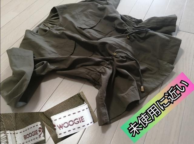 ★送料180円特価未使用に近いノーカラー ジャケットアウターお上品通勤素敵大活躍人気オシャレグリーンくびれ効果足長効果抜群 < 女性ファッション  ★送料180円特価未使用に近いノーカラー ジャケットアウターお上品通勤素敵大活躍人気オシャレグリーンくびれ効果足長効果抜群  < 女性ファッションの