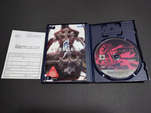 PS2 ガングレイヴ / GUNGRAVE ガングレイブ アンケートハガキ付き < ゲーム本体/ソフト  PS2 ガングレイヴ / GUNGRAVE ガングレイブ アンケートハガキ付き < ゲーム本体/ソフトの
