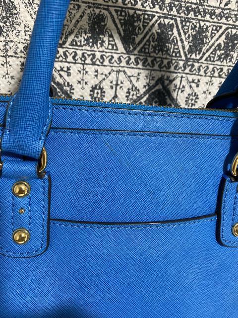 【良品】MICHAEL KORS マイケルコース レザー ハンドバッグ ブルー < ブランド  【良品】MICHAEL KORS マイケルコース レザー ハンドバッグ ブルー < ブランドの