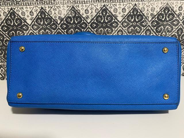 【良品】MICHAEL KORS マイケルコース レザー ハンドバッグ ブルー < ブランド  【良品】MICHAEL KORS マイケルコース レザー ハンドバッグ ブルー < ブランドの