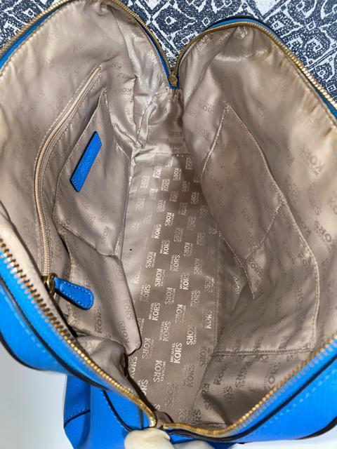【良品】MICHAEL KORS マイケルコース レザー ハンドバッグ ブルー < ブランド  【良品】MICHAEL KORS マイケルコース レザー ハンドバッグ ブルー < ブランドの