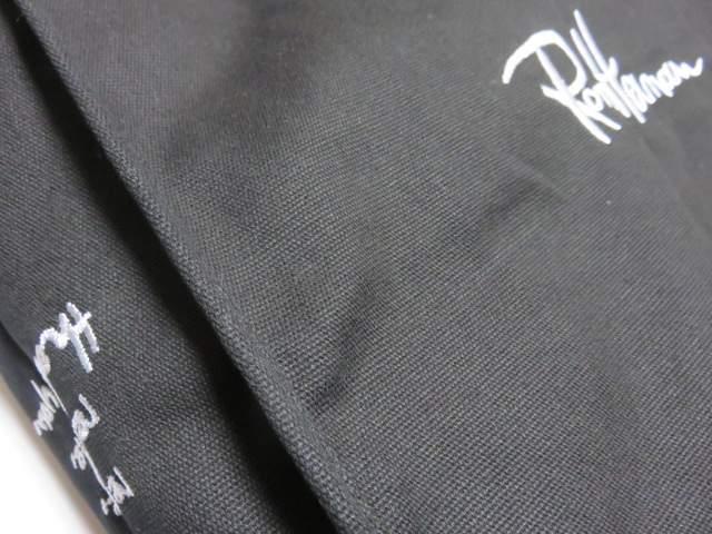 【Ron Herman/ロンハーマン】《New》ロゴ刺繍★キャンパス*トートバッグ<ブラック> < ブランド 【Ron Herman/ロンハーマン】《New》ロゴ刺繍★キャンパス*トートバッグ<ブラック> < ブランドの