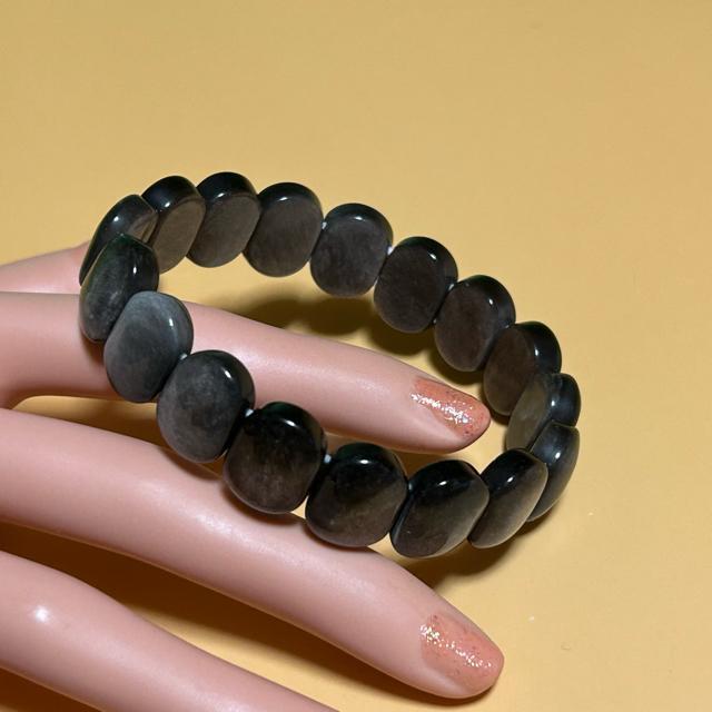 キャツアイオプシディアン ブレスレット < 女性アクセサリー/時計 キャツアイオプシディアン ブレスレット < 女性アクセサリー/時計の