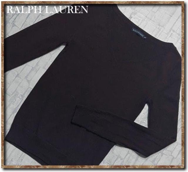 ラルフローレン Vネックウールニット 濃茶 < ブランド ラルフローレン Vネックウールニット 濃茶 < ブランドの