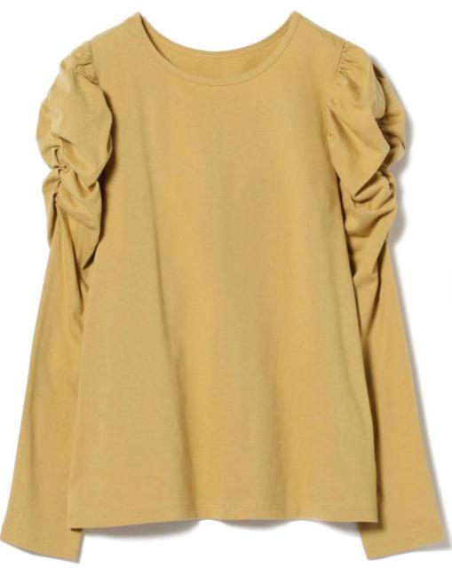 レディース ギャザー ボリューム スリーブ Tシャツ < 女性ファッション レディース ギャザー ボリューム スリーブ Tシャツ < 女性ファッションの