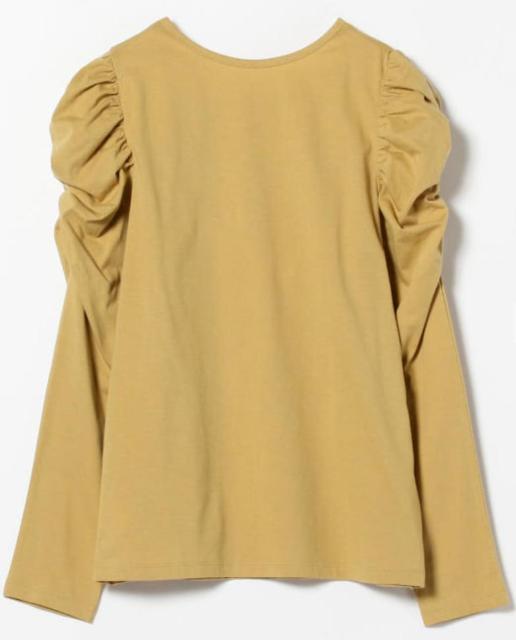 レディース ギャザー ボリューム スリーブ Tシャツ < 女性ファッション レディース ギャザー ボリューム スリーブ Tシャツ < 女性ファッションの