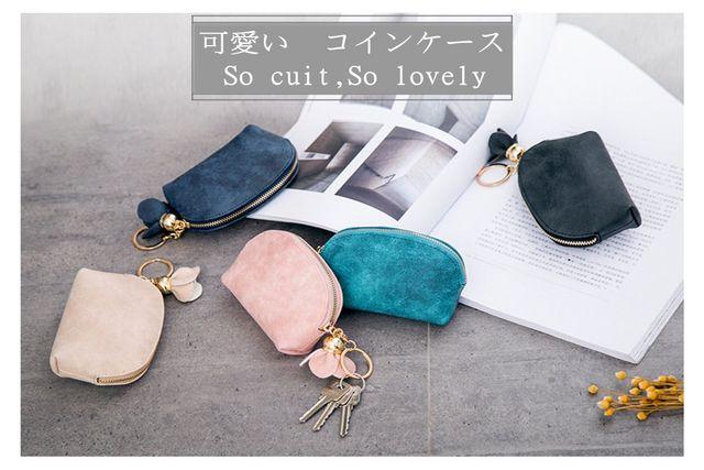 小銭入れ カワイイ ピンク色 コインケース ホルダー付き < 女性ファッション 小銭入れ カワイイ ピンク色 コインケース ホルダー付き < 女性ファッションの