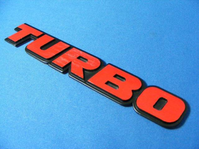 ● 数量限定品!TURBO ターボ 軽量アルミ削り出し仕様 凹凸仕上げ RED&BLACKカラーエンブレム新品未開封品 ● < 自動車/バイク ● 数量限定品!TURBO ターボ 軽量アルミ削り出し仕様 凹凸仕上げ RED&BLACKカラーエンブレム新品未開封品 ● < 自動車/バイク