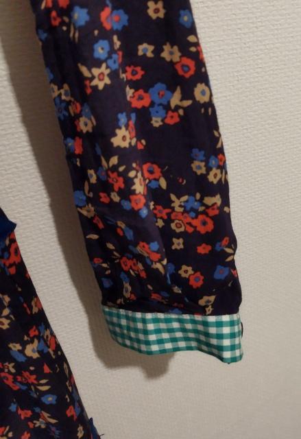 プードゥードゥー POU DOU DOU ギンガム 小花プリントワンピース < 女性ファッション  プードゥードゥー POU DOU DOU ギンガム 小花プリントワンピース < 女性ファッションの