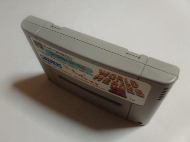 SFC/【5本迄送料180円!!】ワールドヒーローズ2≪匿名らくらく定額便≫〈メンテ済み♪〉【ソフトのみ】↓ご落札価格↓ < ゲーム本体/ソフト  SFC/【5本迄送料180円!!】ワールドヒーローズ2≪匿名らくらく定額便≫〈メンテ済み♪〉【ソフトのみ】↓ご落札価格↓ < ゲーム本体/ソフトの