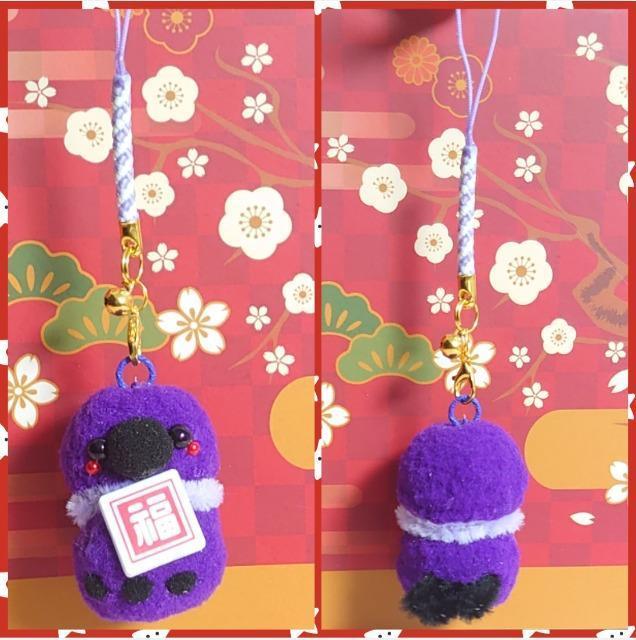 ハンドメイド♪ポンポンマスコット『縁起物根付ストラップ』八咫烏さん < ペット/手芸/園芸  ハンドメイド♪ポンポンマスコット『縁起物根付ストラップ』八咫烏さん < ペット/手芸/園芸の