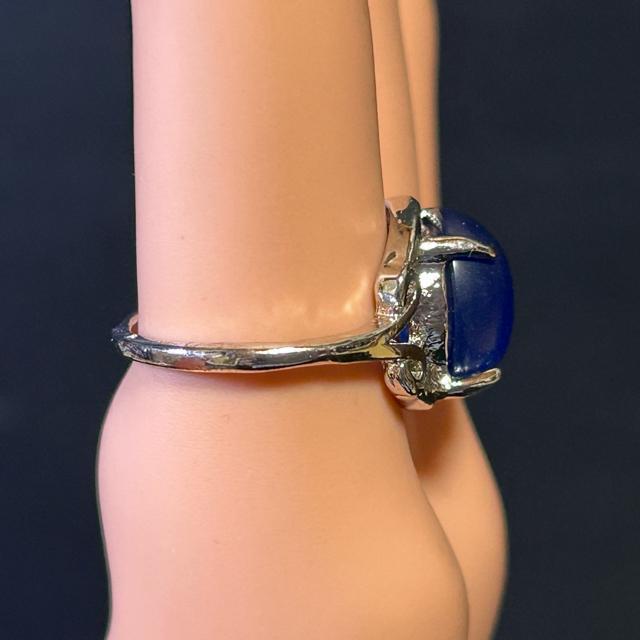 天然石風 深い海の様な色をしたリング サイズ:11号 < 女性アクセサリー/時計 天然石風 深い海の様な色をしたリング サイズ:11号 < 女性アクセサリー/時計の